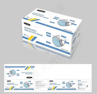 外贸口罩包装图片