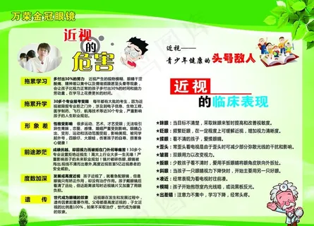 近视的危害图片