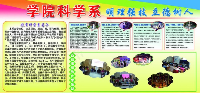 学校板报图片(7559X3780(DPI:80))psd模版下载