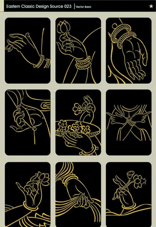 中国古典花纹图片