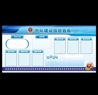 *信息看板模板图片