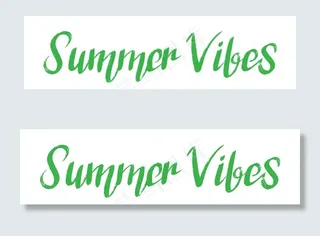 夏季英文字体设计图片