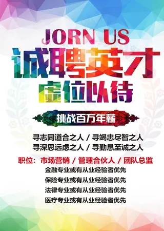 招聘海报图片