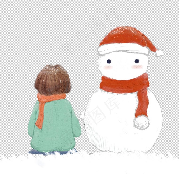 雪人图片