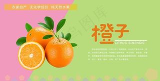 橙子海报图片