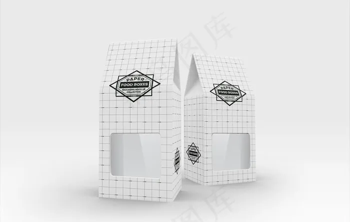 外卖包装样机图片(5400X3600(DPI:300))psd模版下载