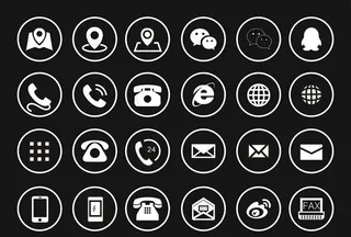 名片常用小图标图片