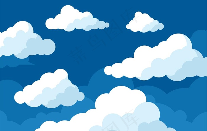 矢量云素材图片