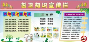 创国卫宣传栏图片