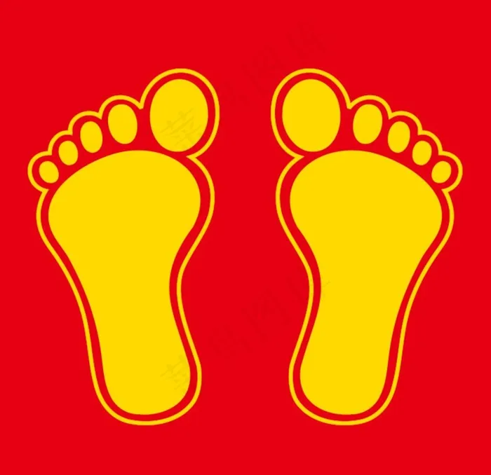 脚丫地贴图片psd模版下载