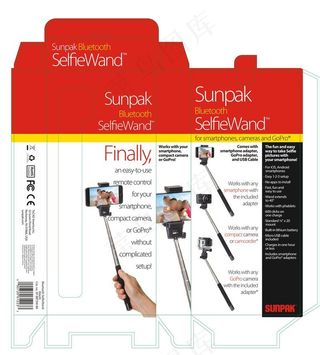 自拍杆   可印刷   cdr图片