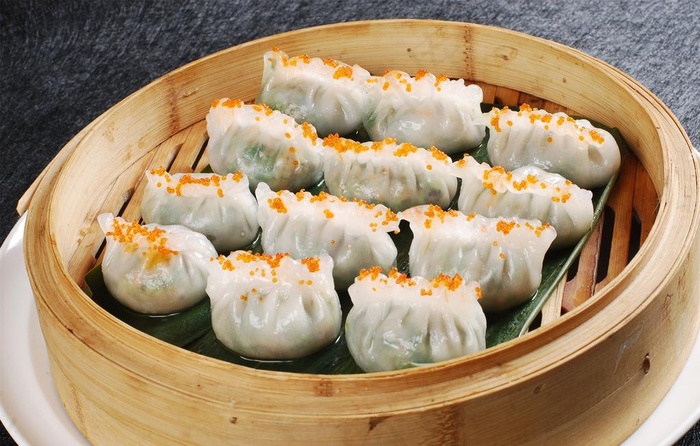 碧绿香茜饺图片