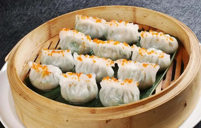 碧绿香茜饺图片