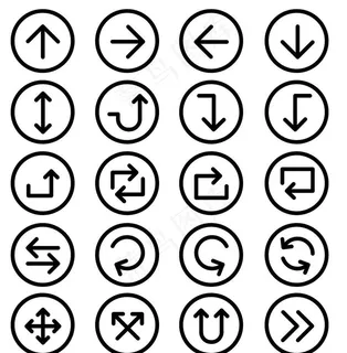 矢量简洁箭头图片