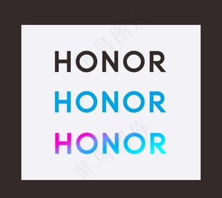 华为荣耀新版logo图片