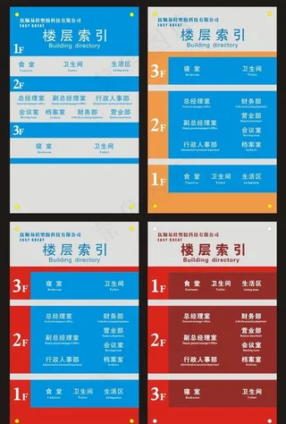 楼层索引牌图片