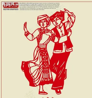 土家族剪纸图片