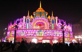 常州 元旦春节灯展 狗年灯展图片