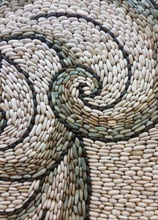 石子路鹅卵石路图片