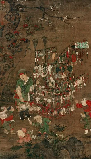 南宋 苏汉臣 货郎图图片