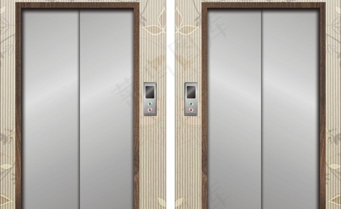 电梯口  电梯门图片