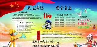 消防安全展板图片