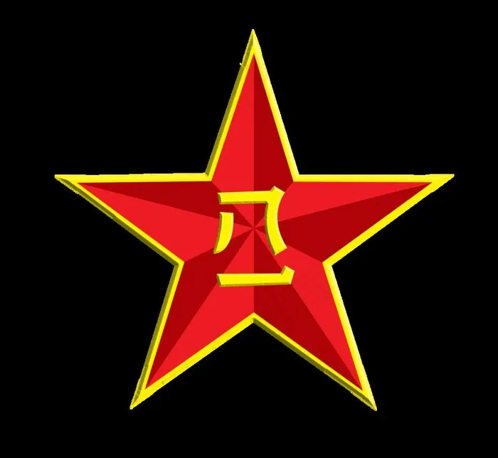 八一军徽图片psd模版下载