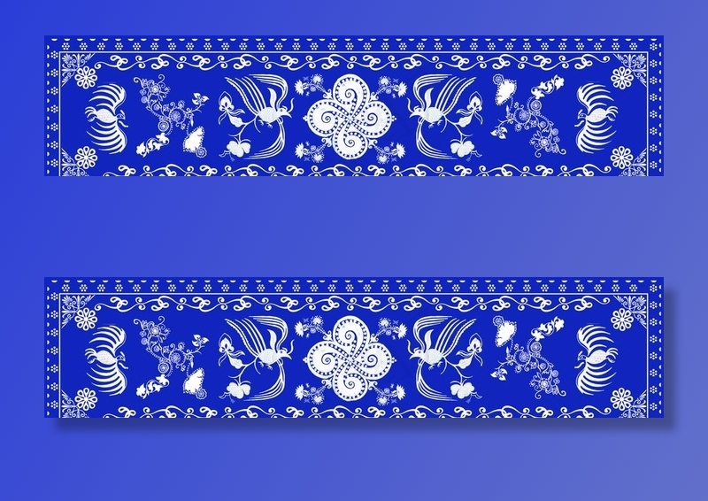 蜡染壁画图片(15500X4000(DPI:254))psd模版下载