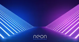 时尚霓虹灯科技舞台背景图片