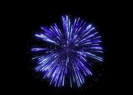 蓝色烟花图片 蓝色烟花图片