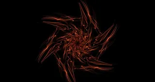 黑底炫彩光影壁纸图片