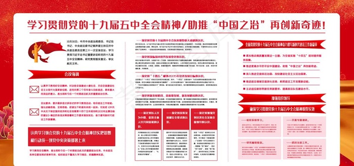 十九届五中全会图片(7087X3543(DPI:150))psd模版下载