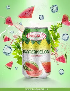 易拉罐包装效果样机图片