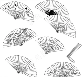 折扇图片 折扇图片