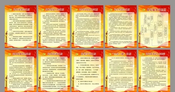 党建制度图片