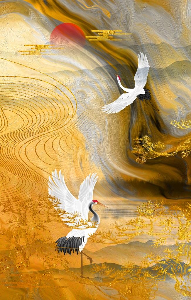中国风背景图片(4724X7087(DPI:150))psd模版下载