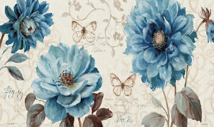 花卉背景墙图片