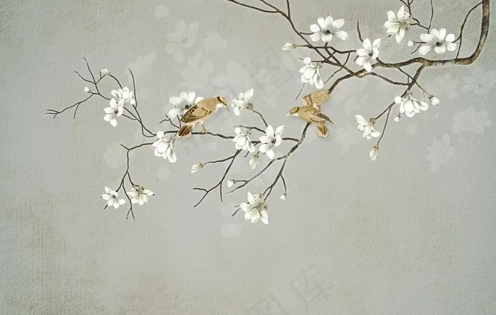 中式花鸟图片