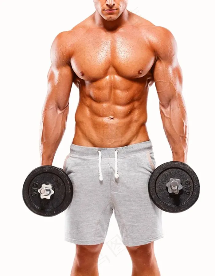 健身肌肉图片psd模版下载