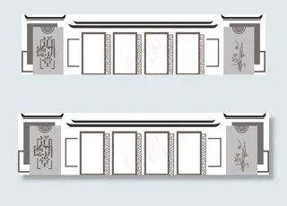 仿古文化墙图片