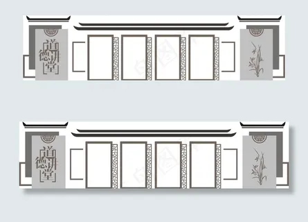 仿古文化墙图片 仿古文化墙图片