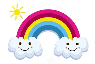 彩虹云图片