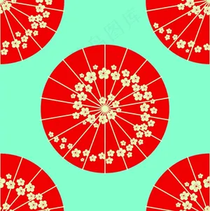 日本花伞图片