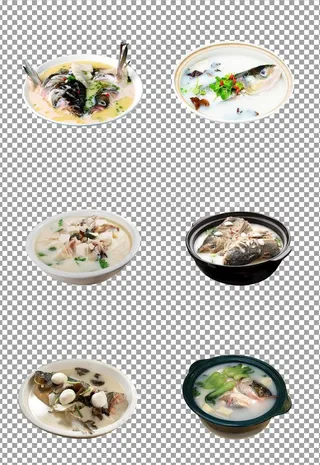 美味鲜美鱼头豆腐汤图片