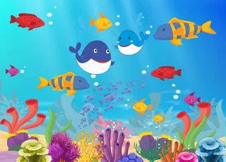 儿童房背景墙图片