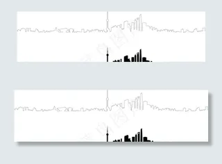 上海城市天际线图片