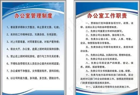 办公室管理制度图片
