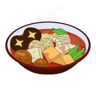 手绘麻辣烫图片