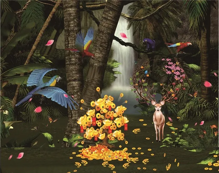 3D奇幻深林图片