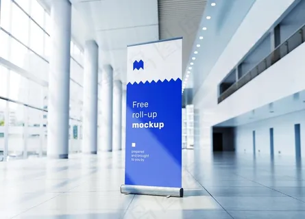 易拉宝样机图片